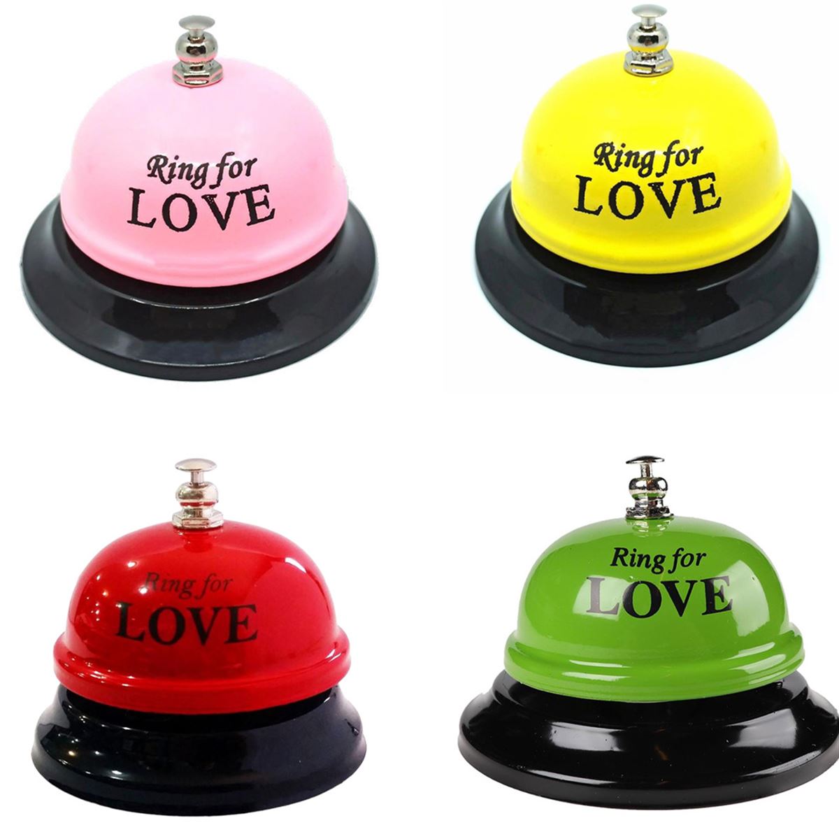 YLZ RESEPSİYON ZİLİ MS-15C RİNG FOR LOVE SARI-YEŞİL-KIRMIZI-PEMBE 1