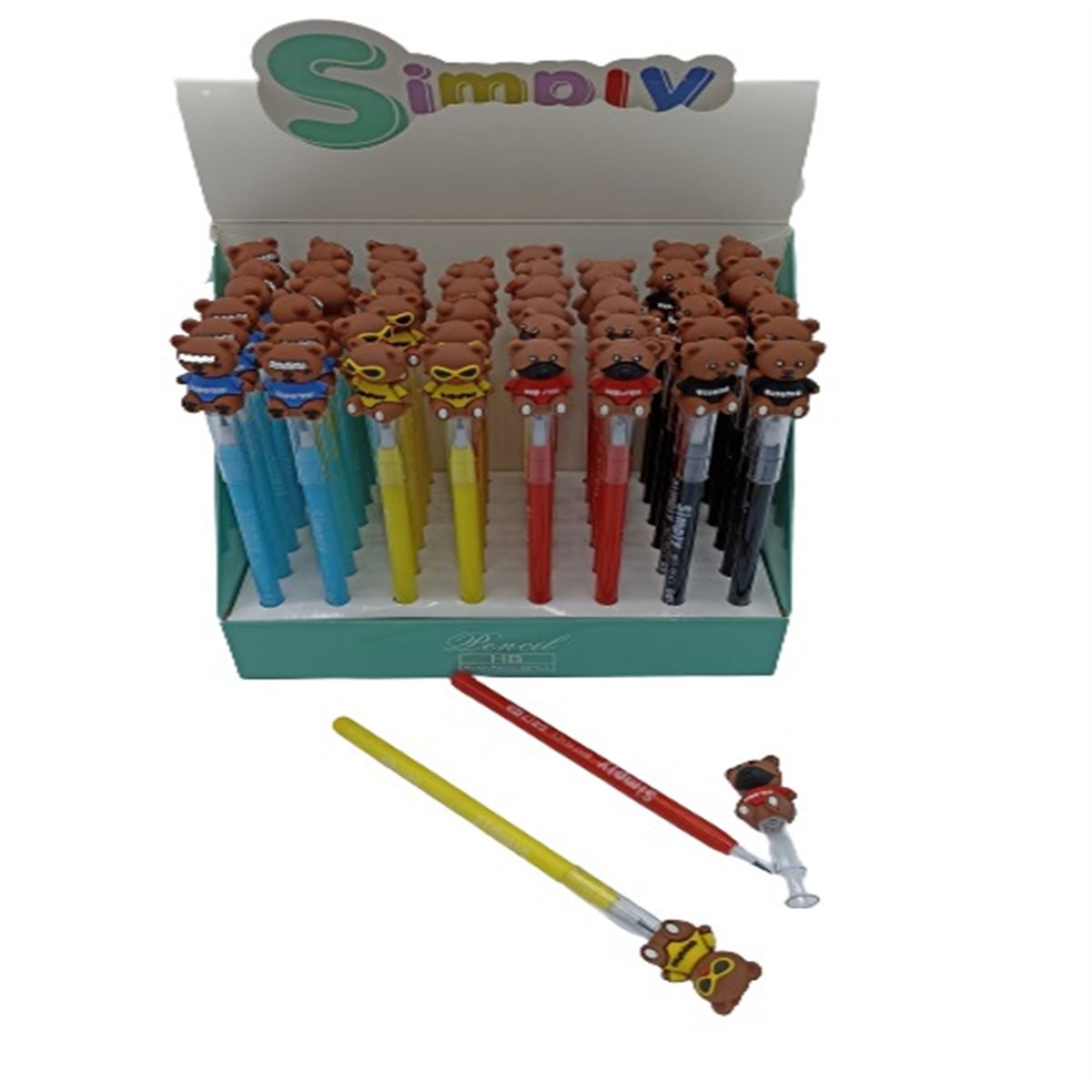 SİMPLY GEÇMELİ ROKET KALEM PC-7 BEAR 48 Lİ 1