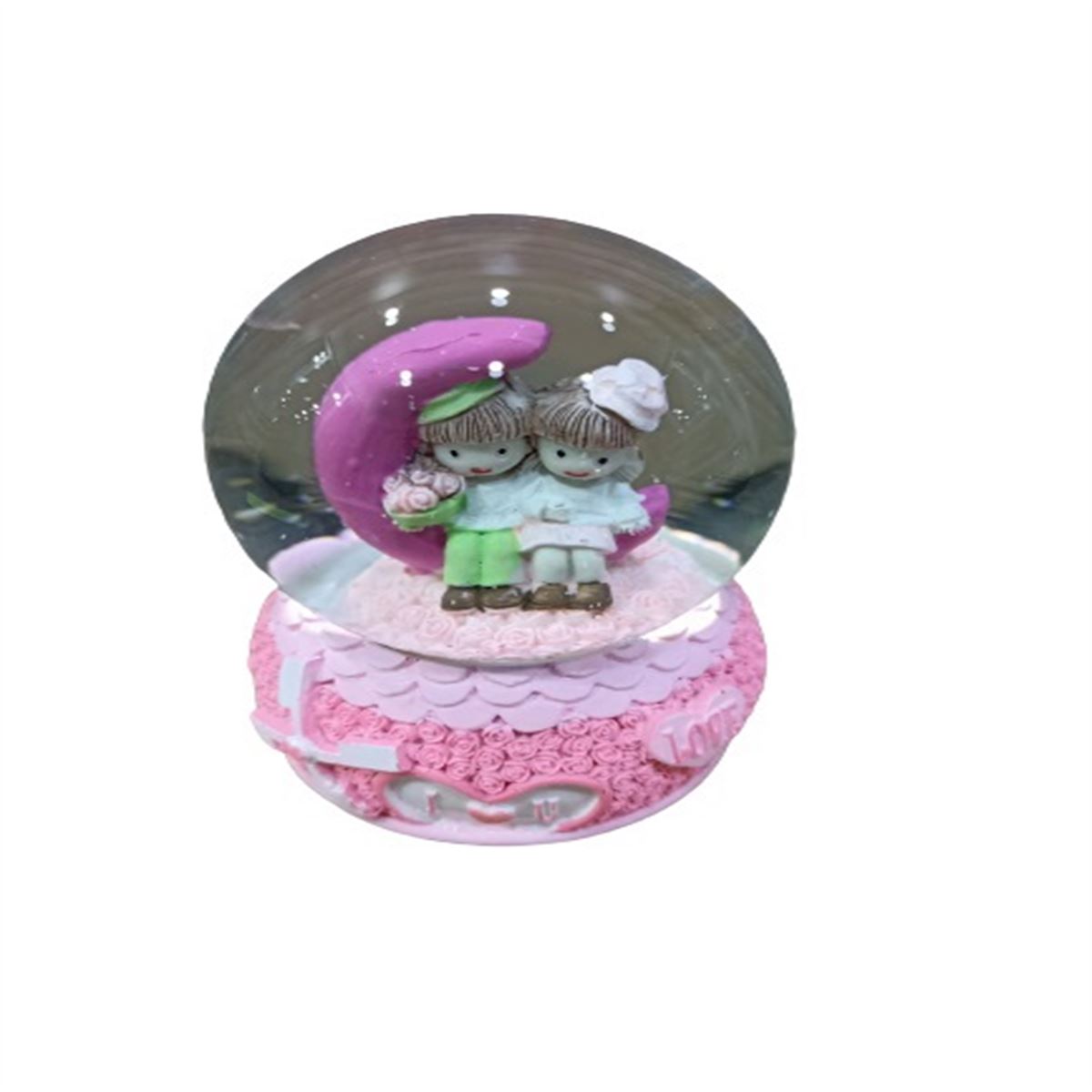 YLZ IŞIKLI FANUS ORTA I LOVE YOU KAR KÜRESİ YLZ147 1