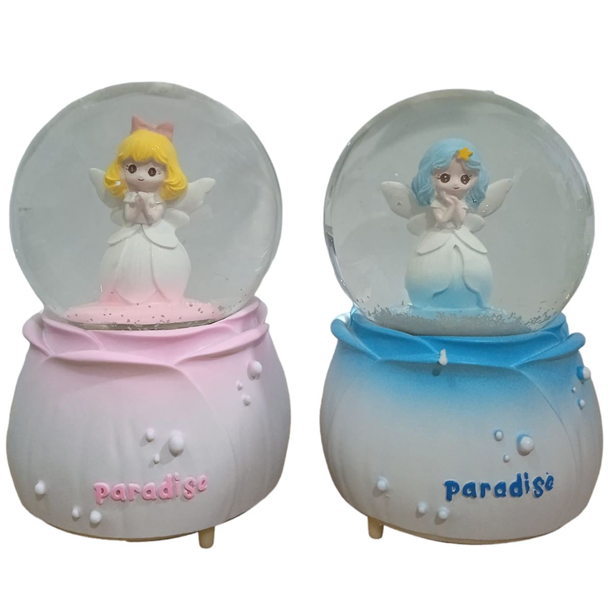 YLZ KAR KÜRESİ 100-96 BÜYÜK KAR ATAN PARADİSE MELEK SESLİ IŞIKLI 1