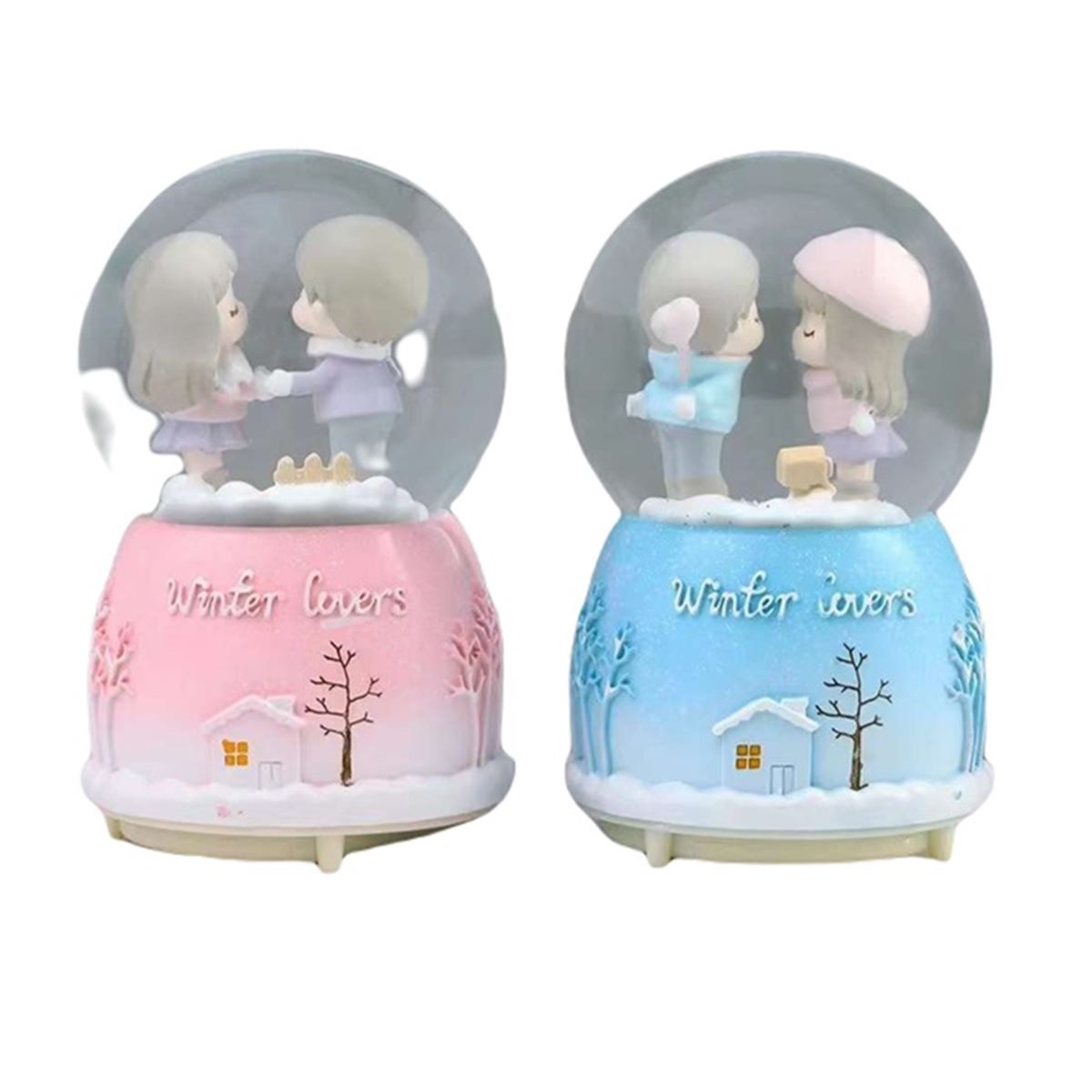 YLZ KAR KÜRESİ JM21C33 SEVGİLİ BÜYÜK KAR ATAN SESLİ IŞIKLI 1