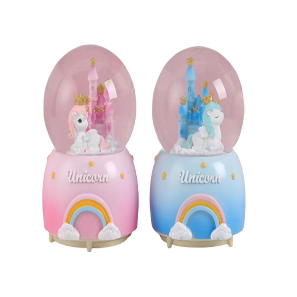 YLZ KAR KÜRESİ JM21Y49 UNİCORN ORTA SESLİ IŞIKLI 1