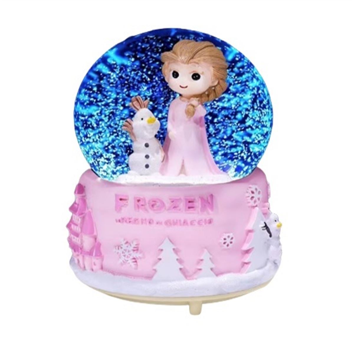 YLZ KAR KÜRESİ 1810F-C FROZEN BÜYÜK KAR ATAN SESLİ IŞIKLI 1