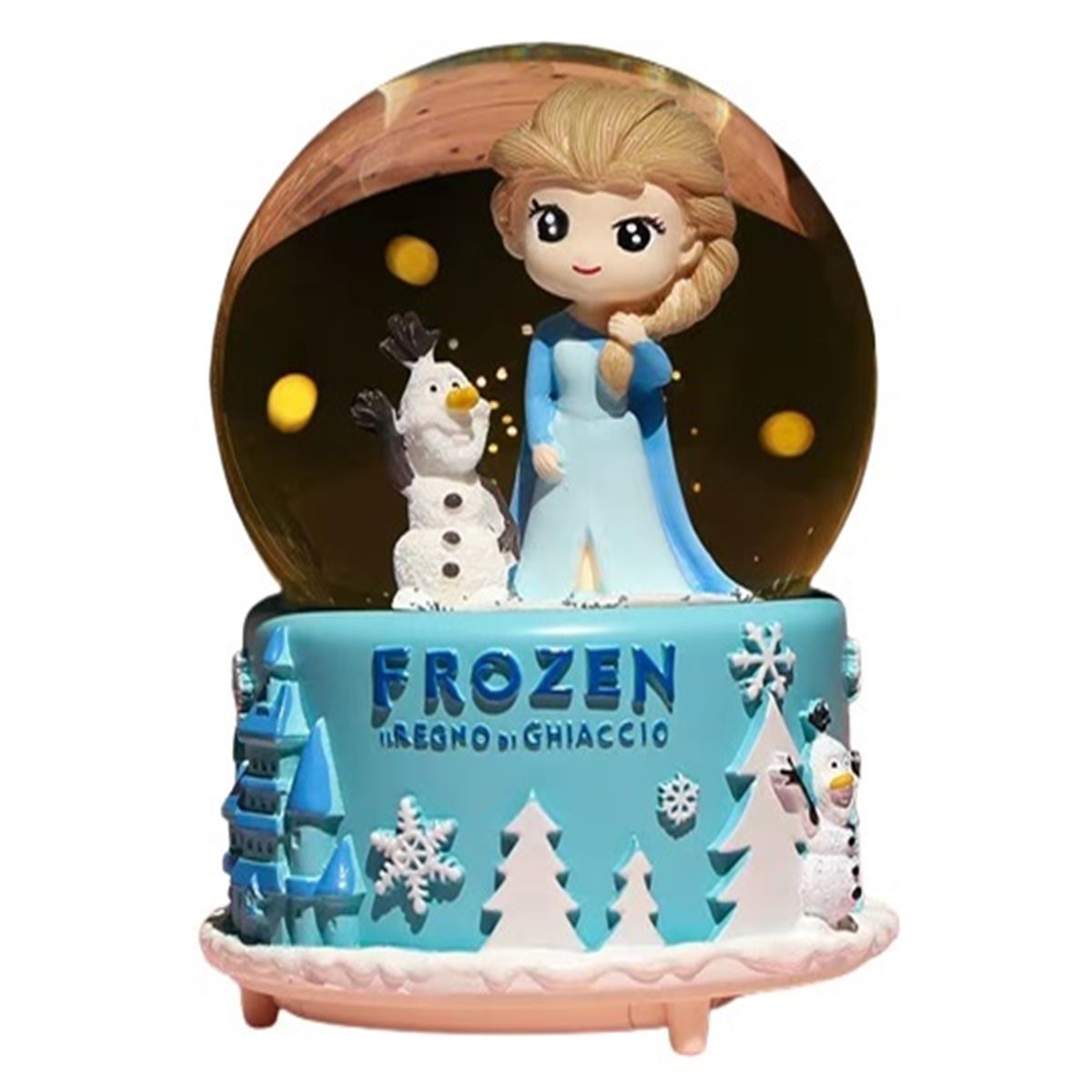 YLZ KAR KÜRESİ 1810 C FROZEN BÜYÜK KAR ATAN SESLİ IŞIKLI 1