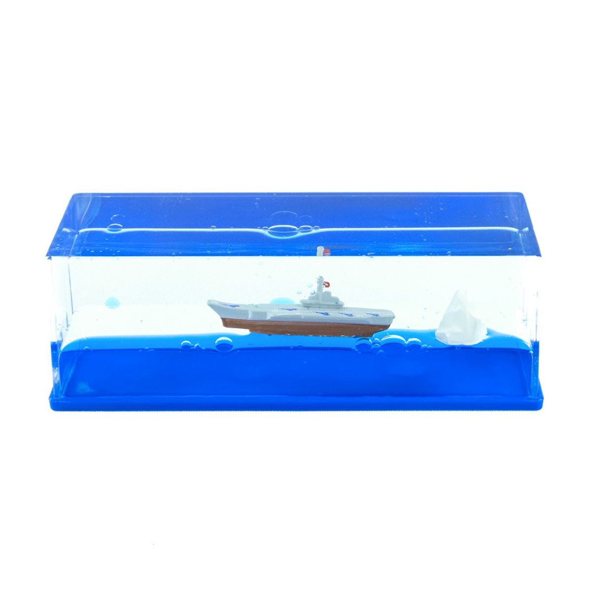 YLZ BİBLO 7649-1 BATMAYAN GEMİ CAM FANUS 1