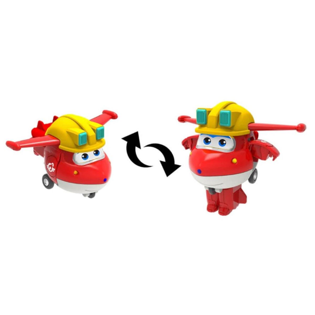 MEGA HARİKA KANATLAR 30011 DÖNÜŞEN FİGÜR İNŞAATÇI JETT 3+ 1