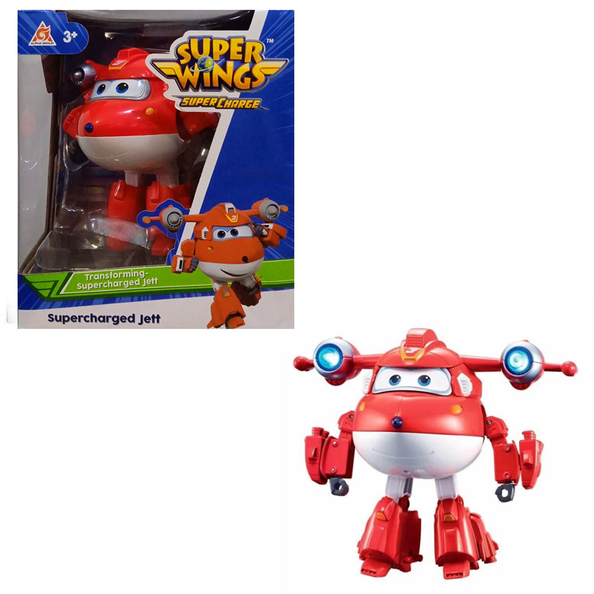 MEGA HARİKA KANATLAR SÜPER WİNGS YW740283 DÖNÜŞEN SÜPERŞARJ JETT 3+ 1