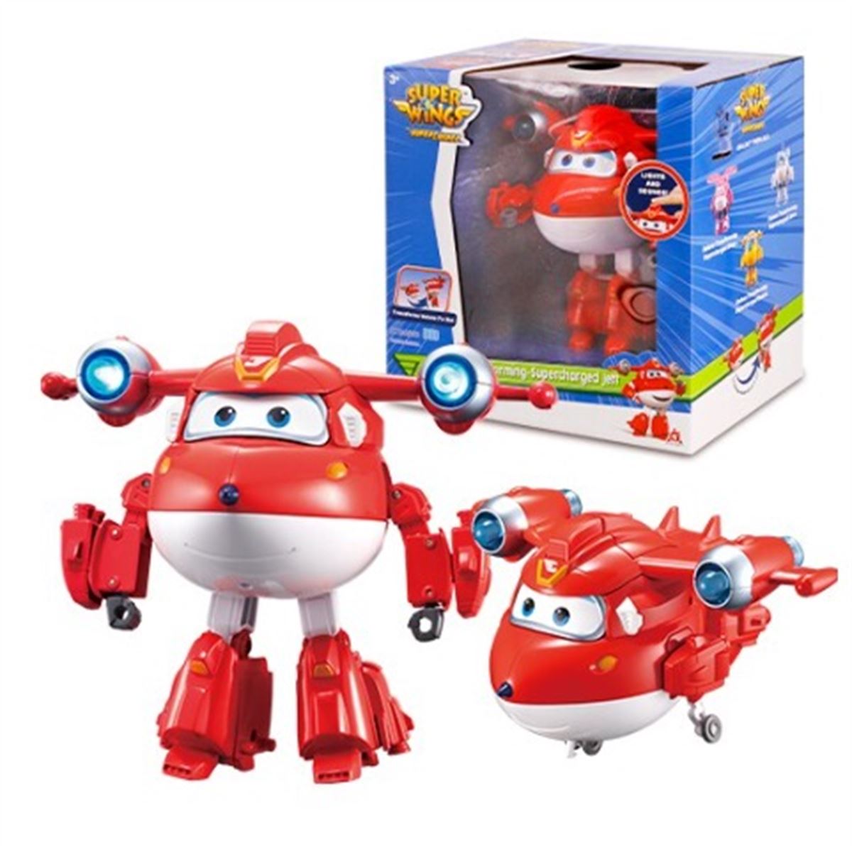 MEGA HARİKA KANATLAR SUPER WİNGS 40431 DELUXE TRANSFORMİNG SUPERCHARGED JETT 1