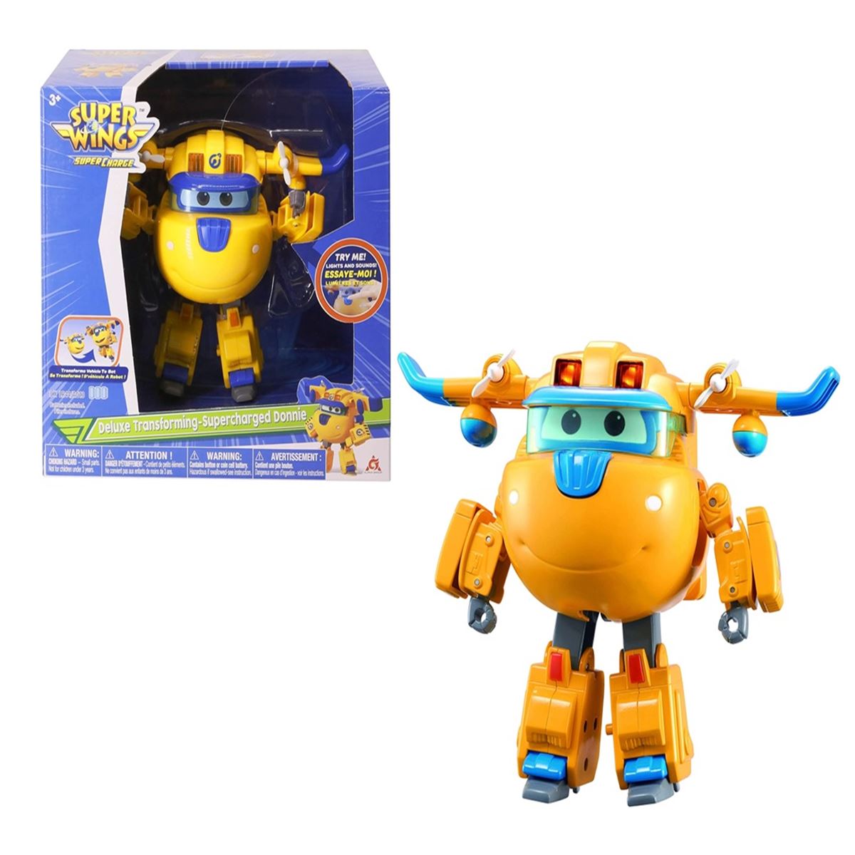 MEGA HARİKA KANATLAR SUPER WİNGS 40432 DELUXE TRANSFORMİNG SUPERCHARGED DONNİE 1