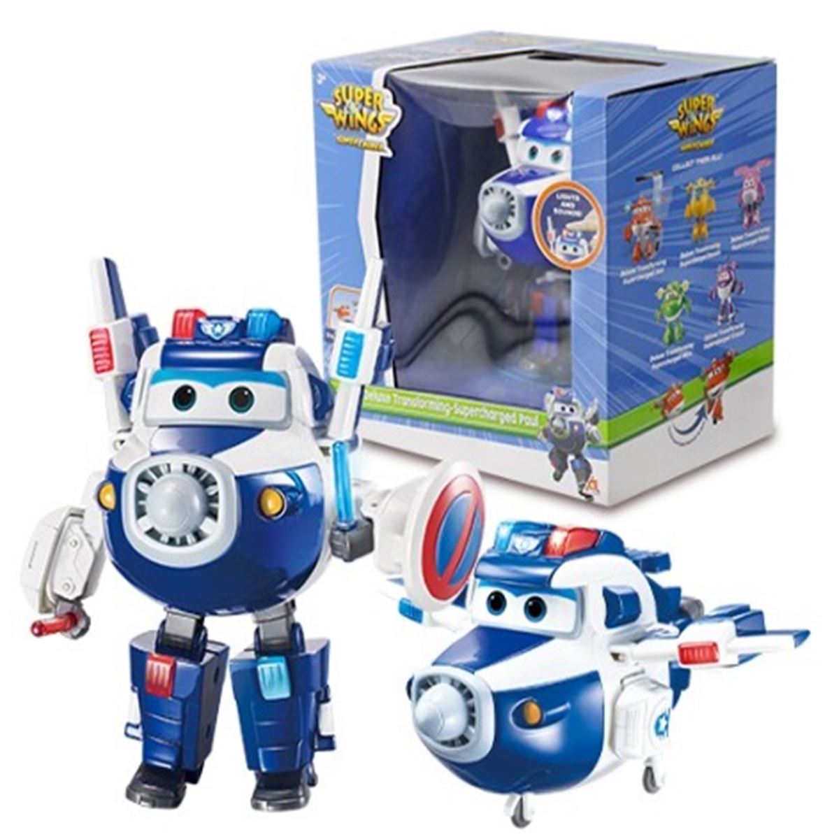 MEGA HARİKA KANATLAR SUPER WİNGS 40925 DELUXE TRANSFORMİNG SUPERCHARGED PAUL 1