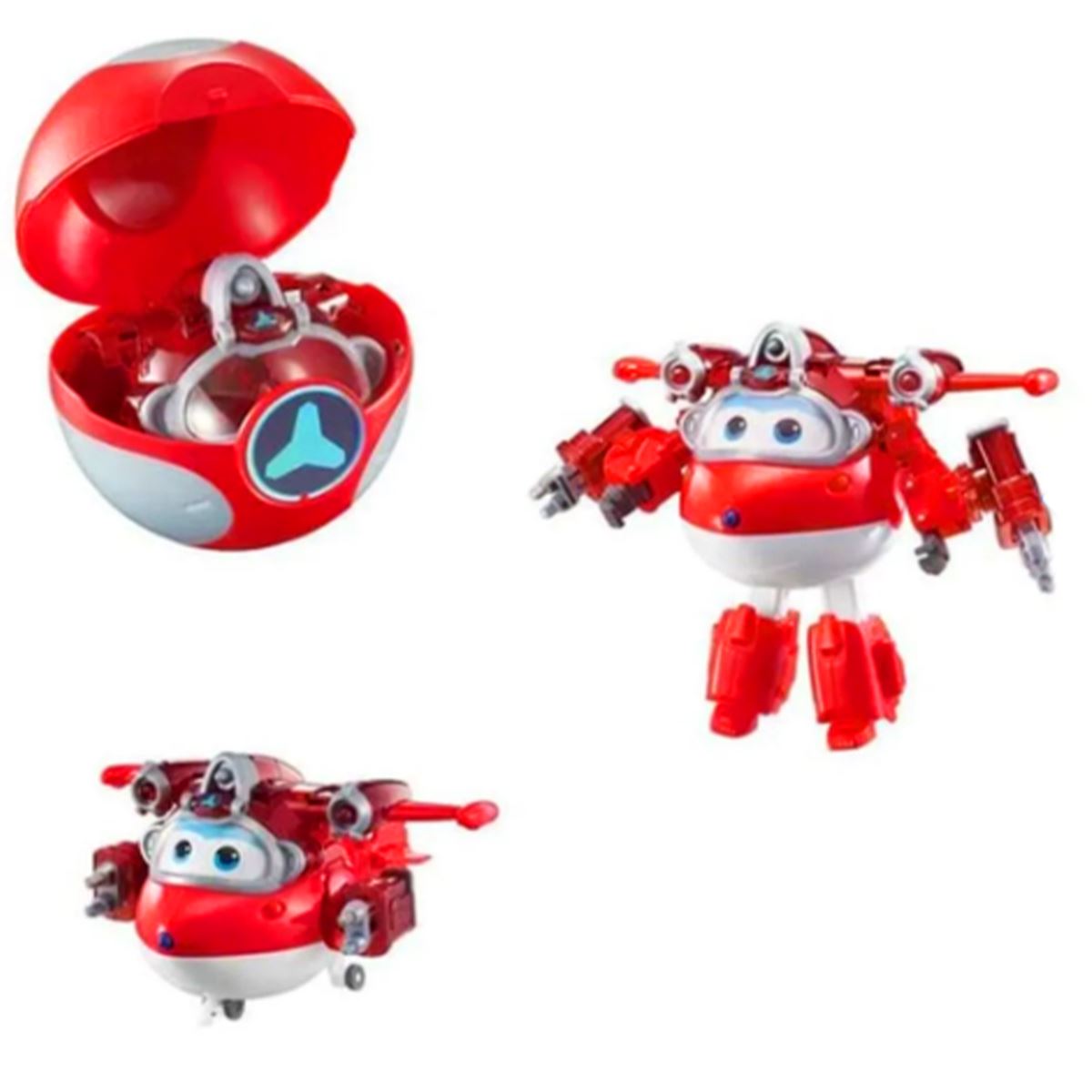 MEGA HARİKA KANATLAR SÜPER WİNGS 760963 DÖNÜŞEN JETT SÜPER BALL ÇELİK GÜCÜ 3+ 1