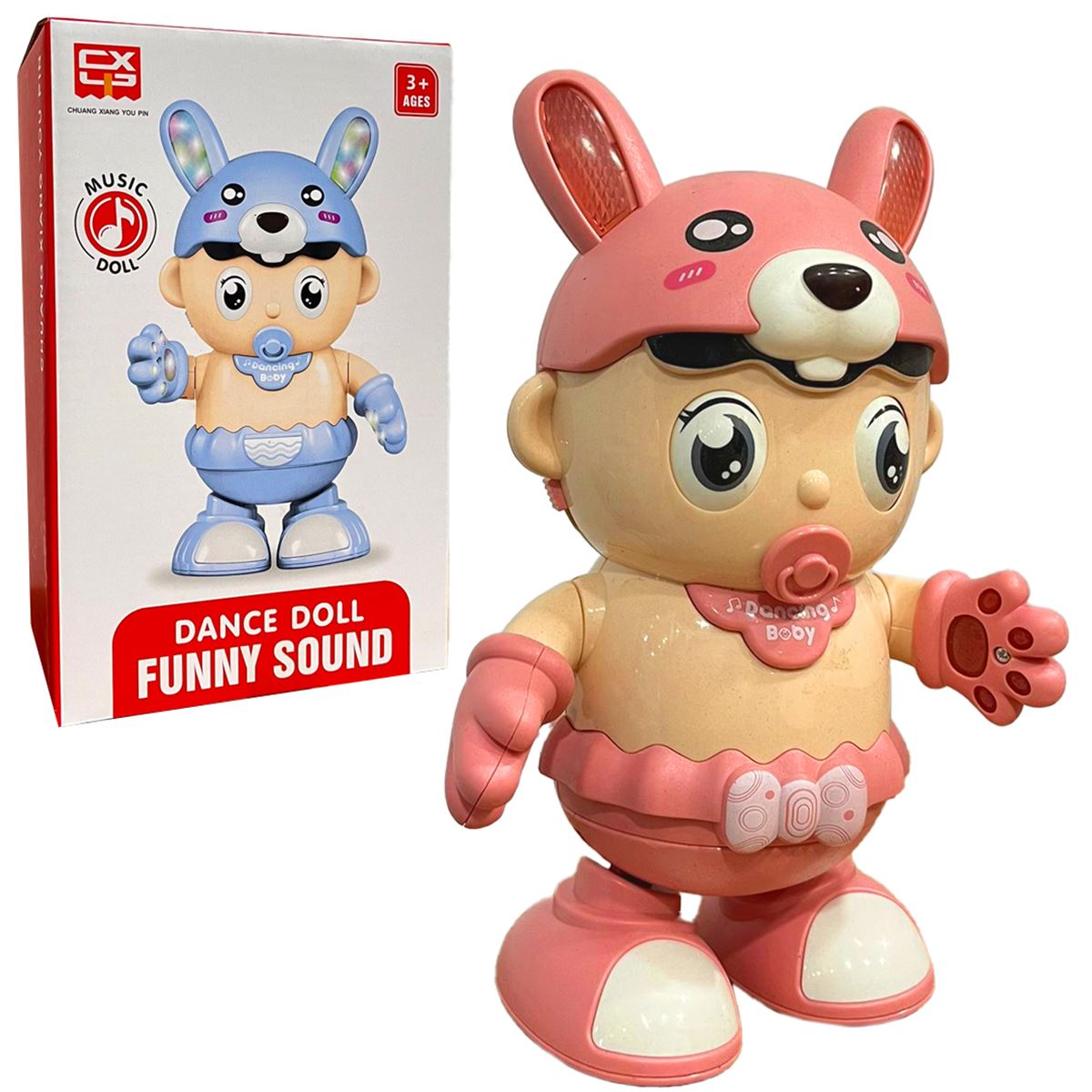 AKZ DANCE DOLL 0811-15 YÜRÜYEN BEBEK MÜZİKLİ 3+ PLASTİK OYUNCAK 1