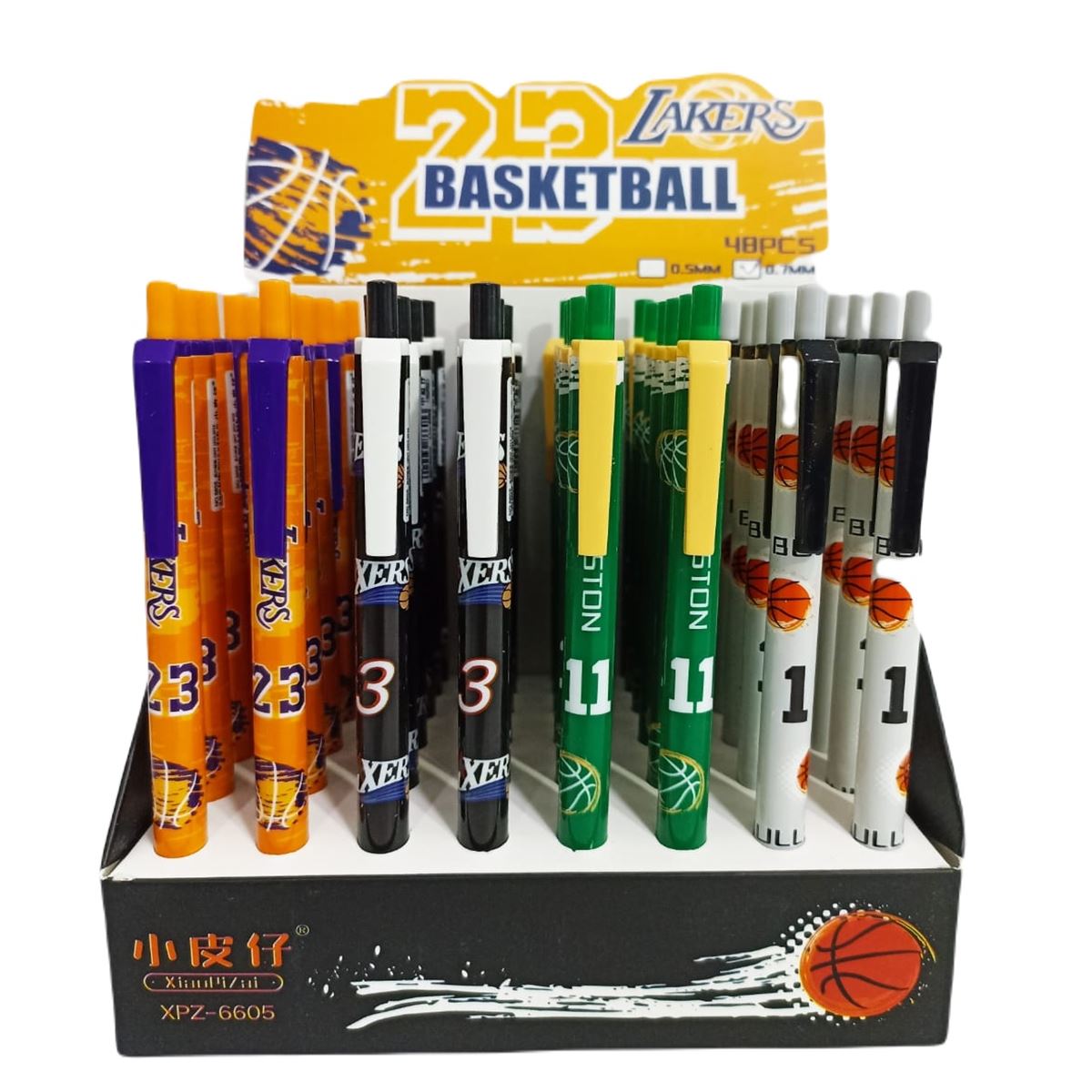 XİAOPİZAİ VERSATİL 07 MM XPZ-6605 BASKETBOL 48 Lİ 1