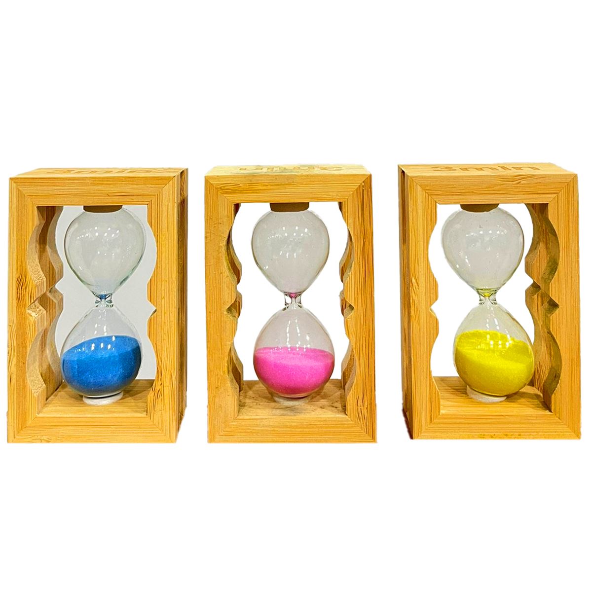 YLZ KUM SAATİ YLZ-026 AHŞAP 3 DK 1