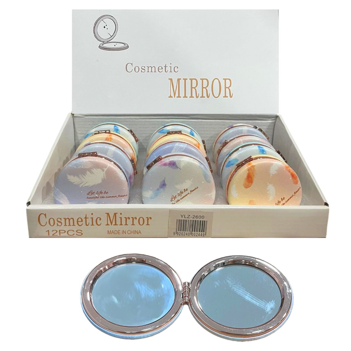 YLZ CEP AYNASI YLZ-2600 YUVARLAK 12 Lİ 1