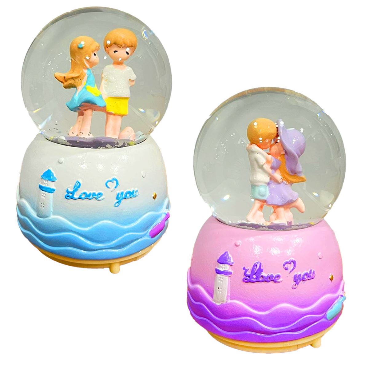 YLZ KAR KÜRESİ B-260 ORTA PİLLİ SESLİ IŞIKLI 1