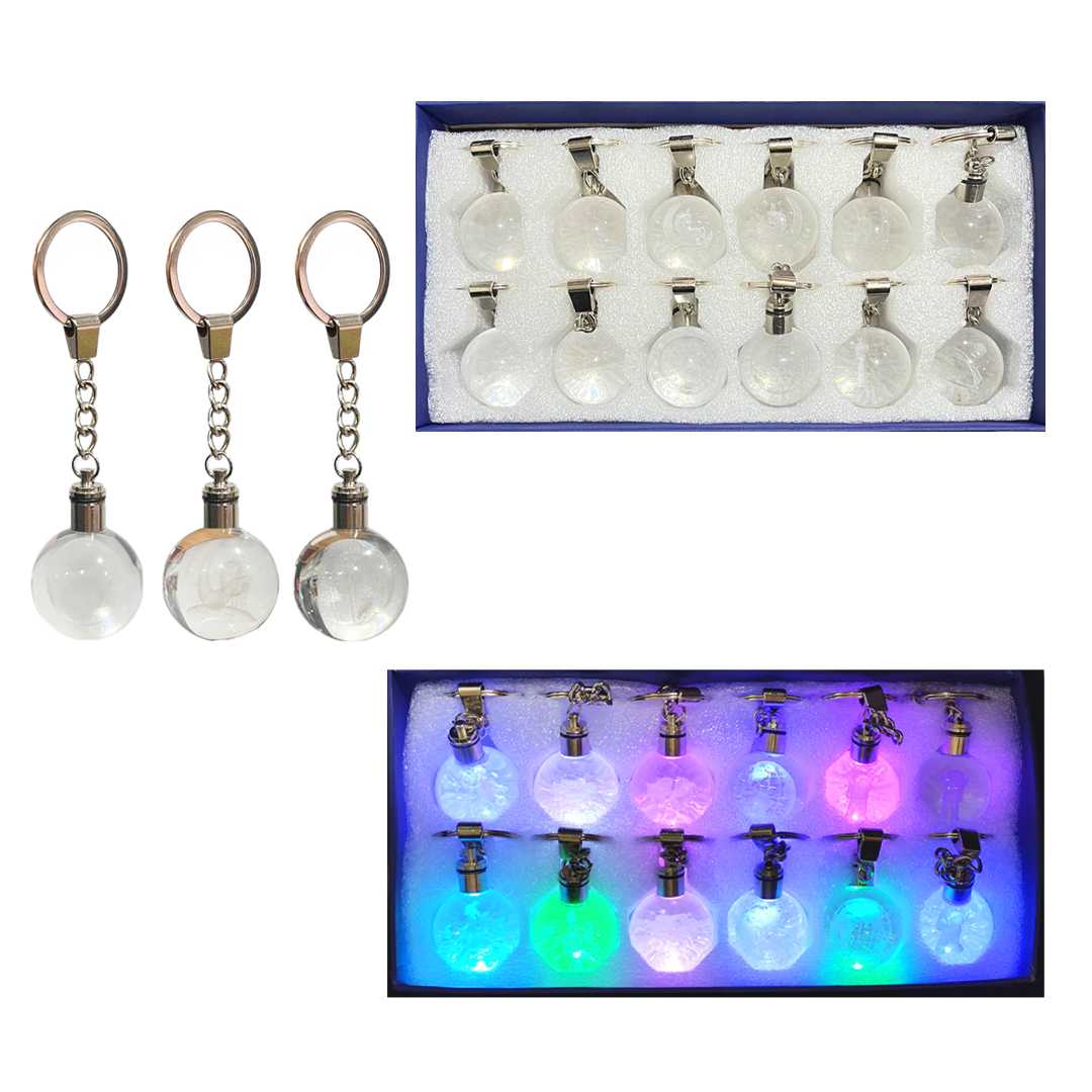 YLZ ANAHTARLIK SS-382 IŞIKLI 12 Lİ 1