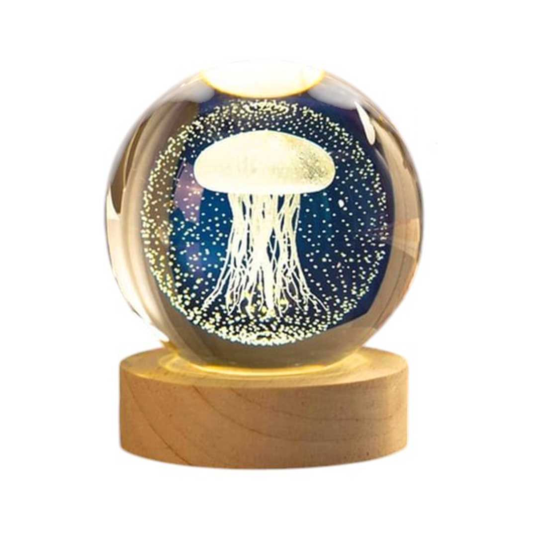 YLZ CAM TOP KÜRE CD-428 DENİZ ANASI IŞIKLI APARATLI 1