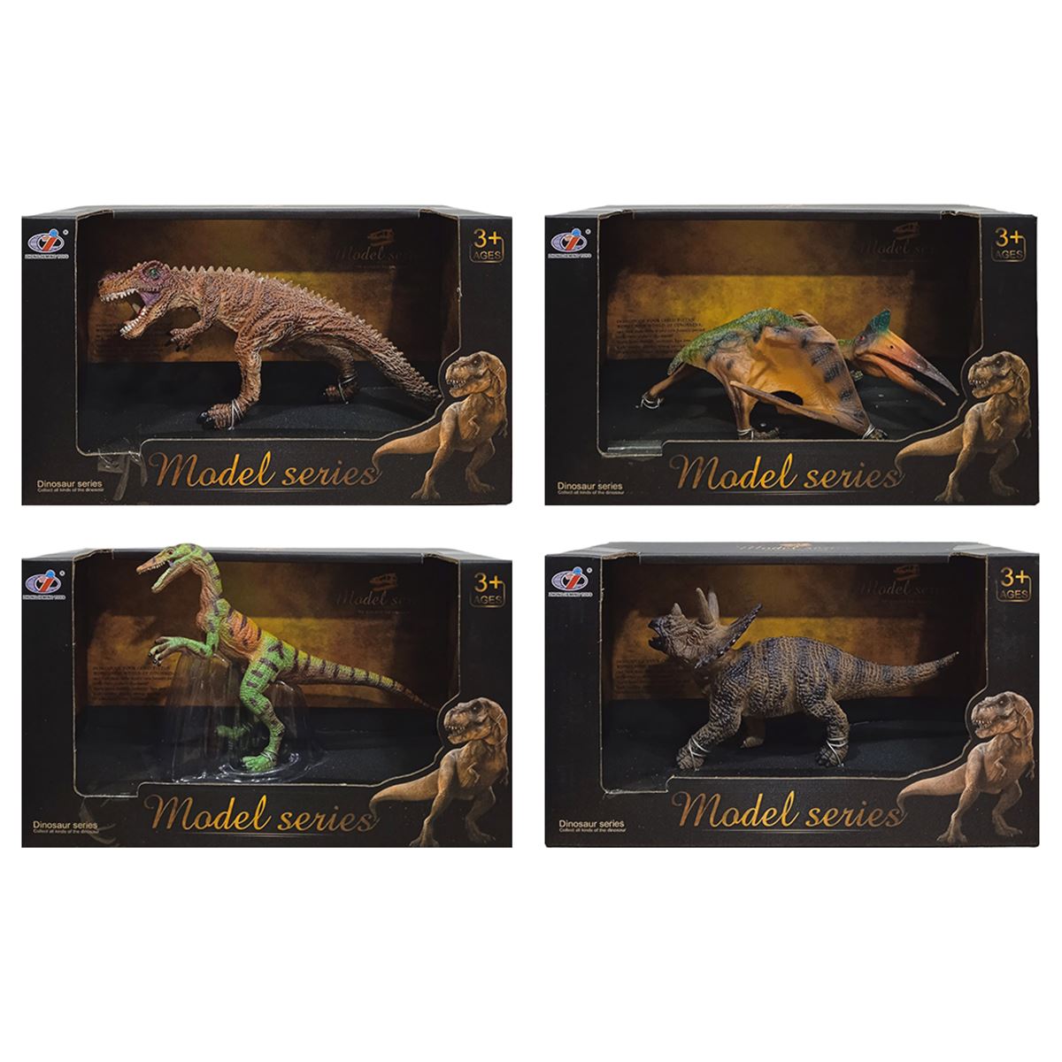 MEGA DİNOSAUR MODEL SERİES Q9899-B25 DİNOZOR AİLESİ 3+ 1