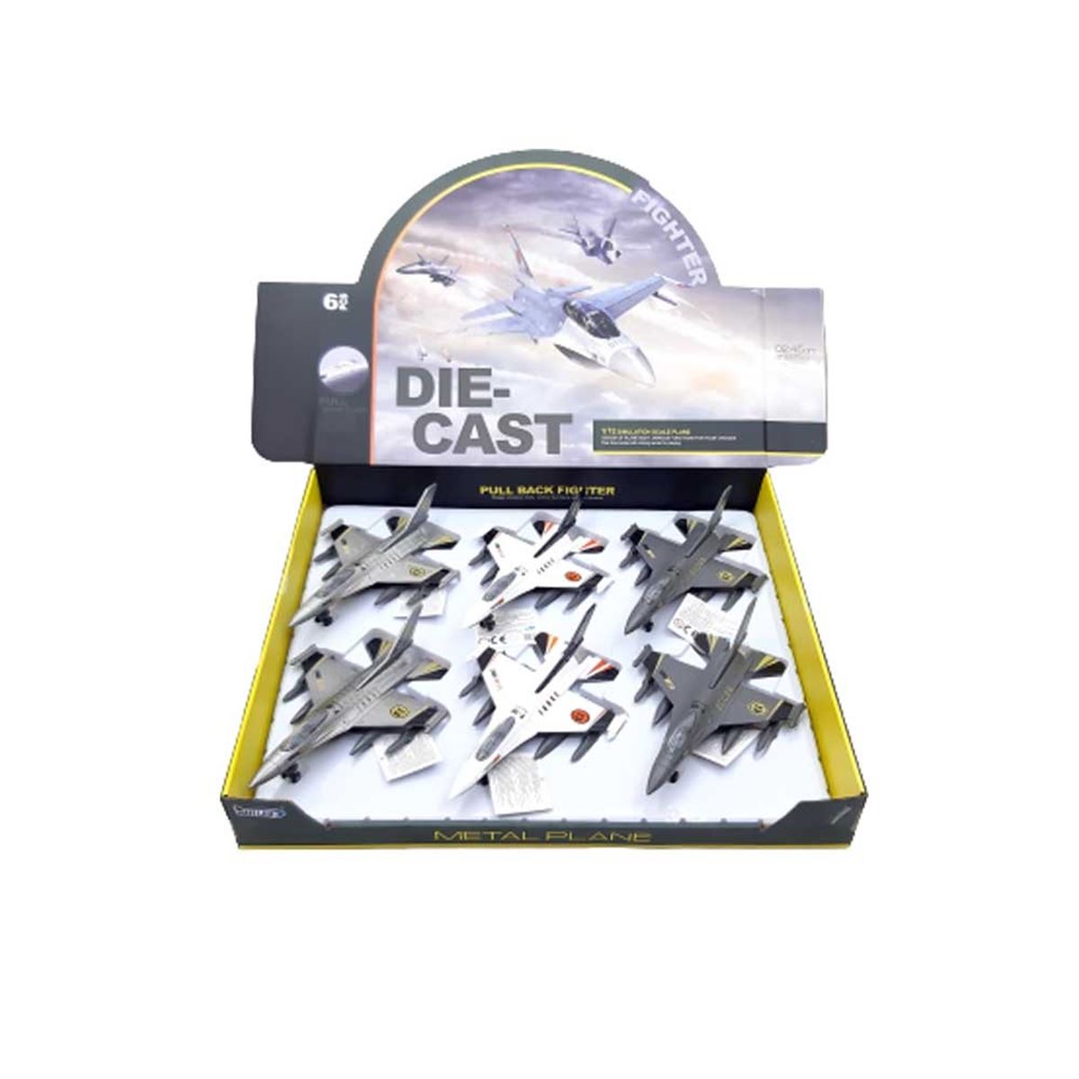 MEGA OYUNCAK HW777-15 HW777-16 DİE CAST SESLİ IŞIKLI SAVAŞ UÇAGI 1