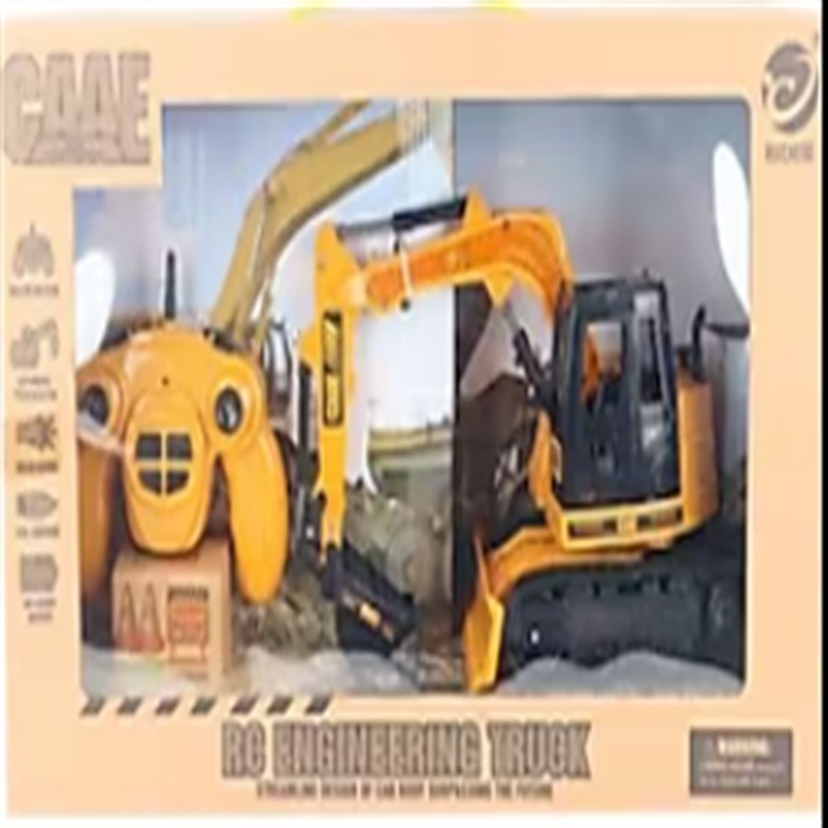 MEGA CAAE ENGİNEERİNG TRUCK 9205 İNŞAAT MOTORU SESLİ KUMANDALI ŞARJLI 3+ 1