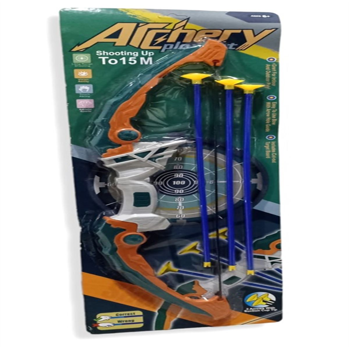 MEGA OK YAY OYUN SETİ 949-2 ARCHERY PLAYSET 3+ 1