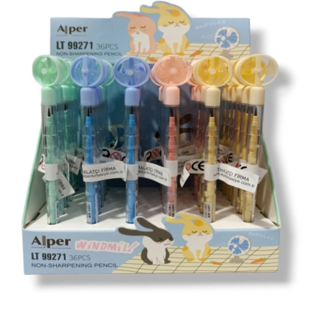 ALPER GEÇMELİ ROKET KALEM LT 99271 PERVANE 36 LI 1
