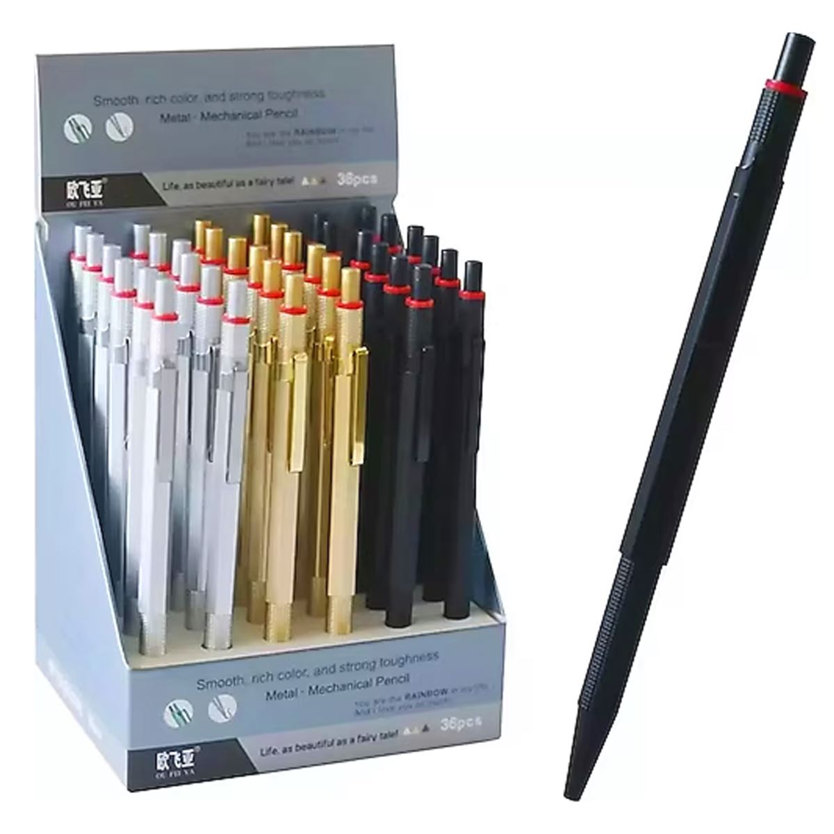 QUFEİYA VERSATİL 07 MM M8767 METALİK 3 RENK 36 LI 1
