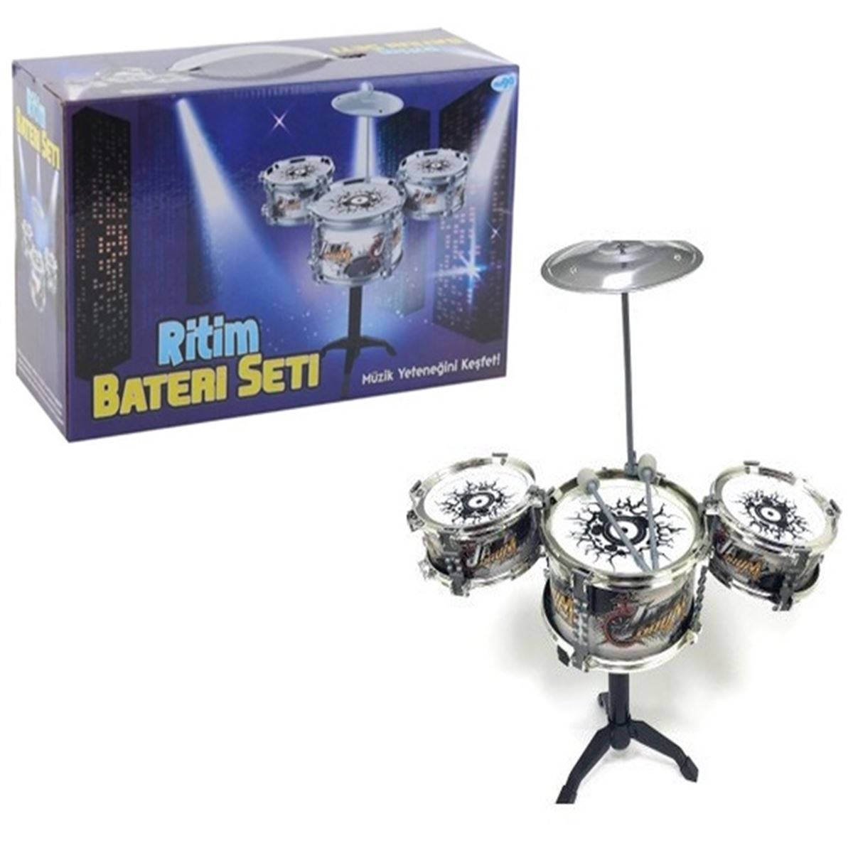 MEGA RİTİM BATERİ SETİ 685-31 3 LÜ 1