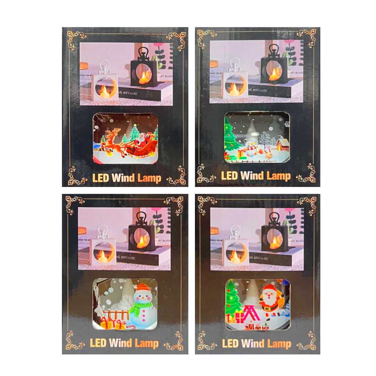 LED WİND LAMP FENER HS-13598 YILBAŞI SÜSÜ PİLLİ IŞIKLI PLASTİK ORTA 1