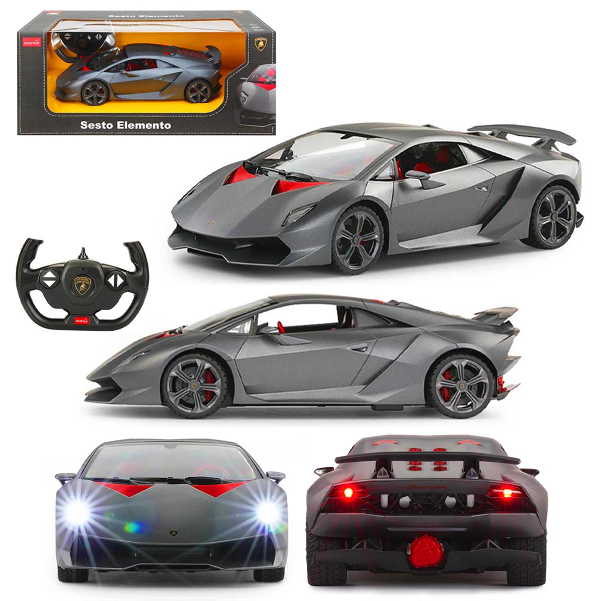 SUNMAN RASTAR KUMANDALI ARABA 49200 SESTO ELEMENTO LAMBORGHİNİ IŞIKLI 2.4 GHZ 1:14 6+ 1