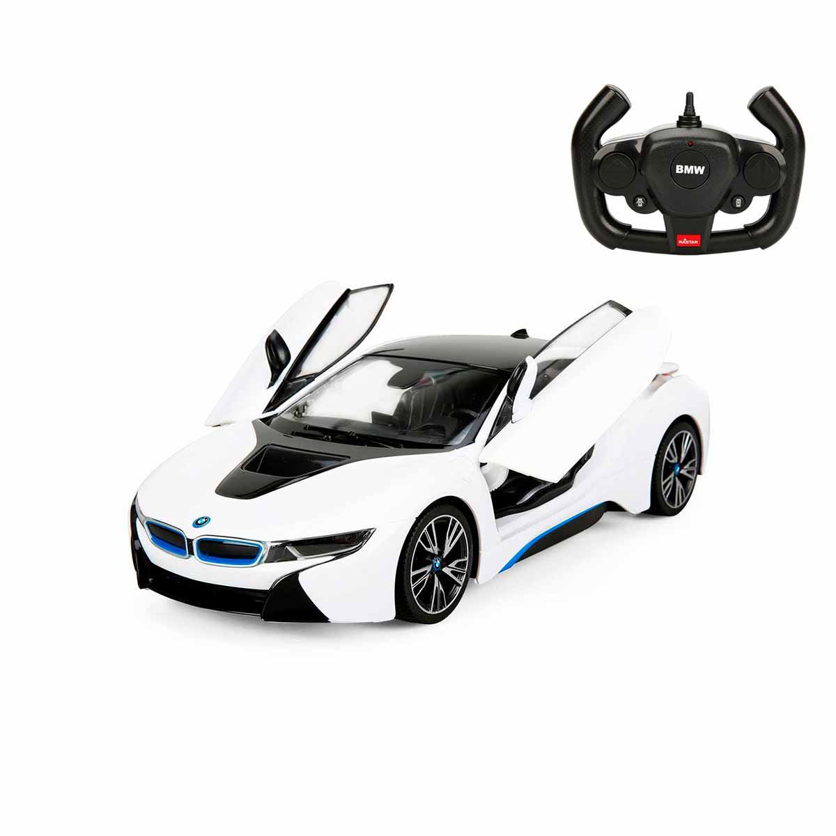 SUNMAN RASTAR BMW İ8 71060 OTOMATİK KAPI AÇILAN KUMANDALI IŞIKLI USB ŞARJLI 2.4 GHZ 6+ 1