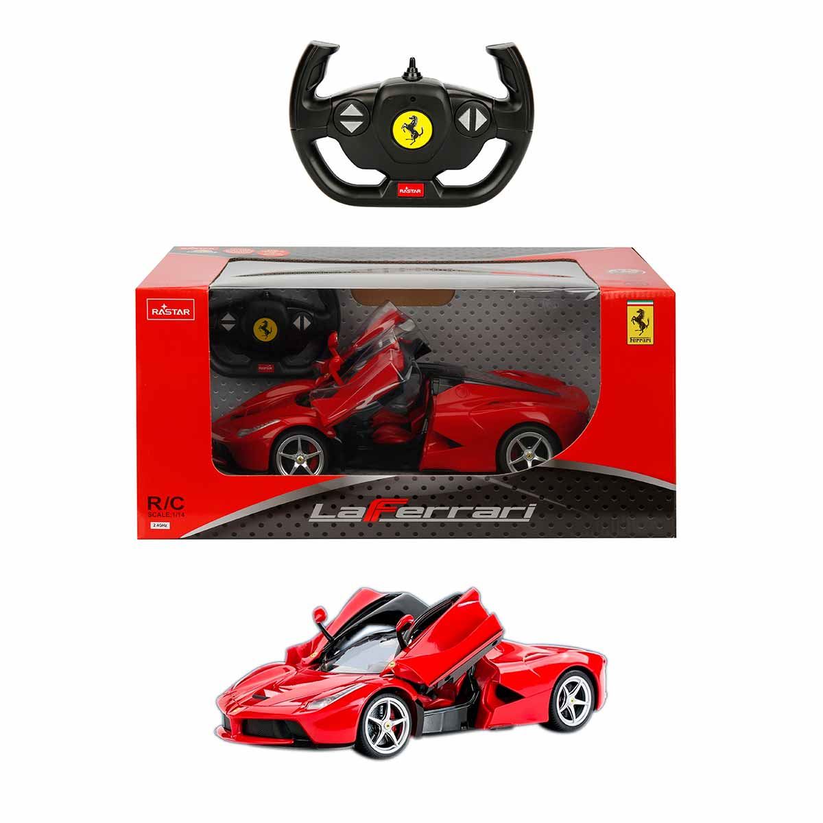 SUNMAN RASTAR KUMANDALI ARABA 50160 LA FERRARİ ŞARJLI IŞIKLI SESLİ 2.4GHZ 1.14 8+ 1