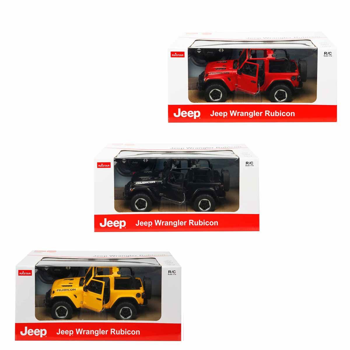 SUNMAN RASTAR JEEP WRANGLER RUBİCON 79400 KUMANDALI IŞIKLI PİLLİ 2.4 GHZ 6+ 1