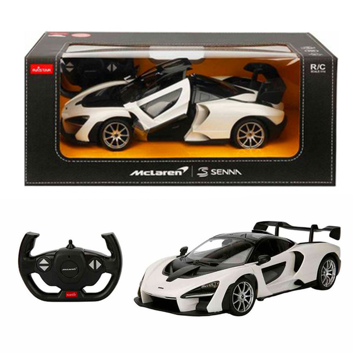 SUNMAN RASTAR KUMANDALI ARABA 96600 MCLAREN SENNA AÇILIR KAPI F/F R/C 2.4GHZ 1:14 IŞIKLI 6+ 1
