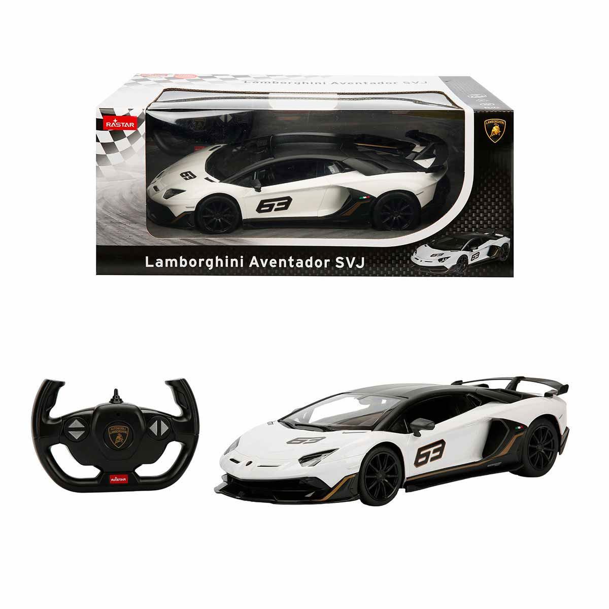 SUNMAN RASTAR KUMANDALI ARABA 96010 LAMBORGHİNİ AVENTADOR SVJ PİLLİ IŞIKLI F/F 2.4GHZ 1:14 6+ 1