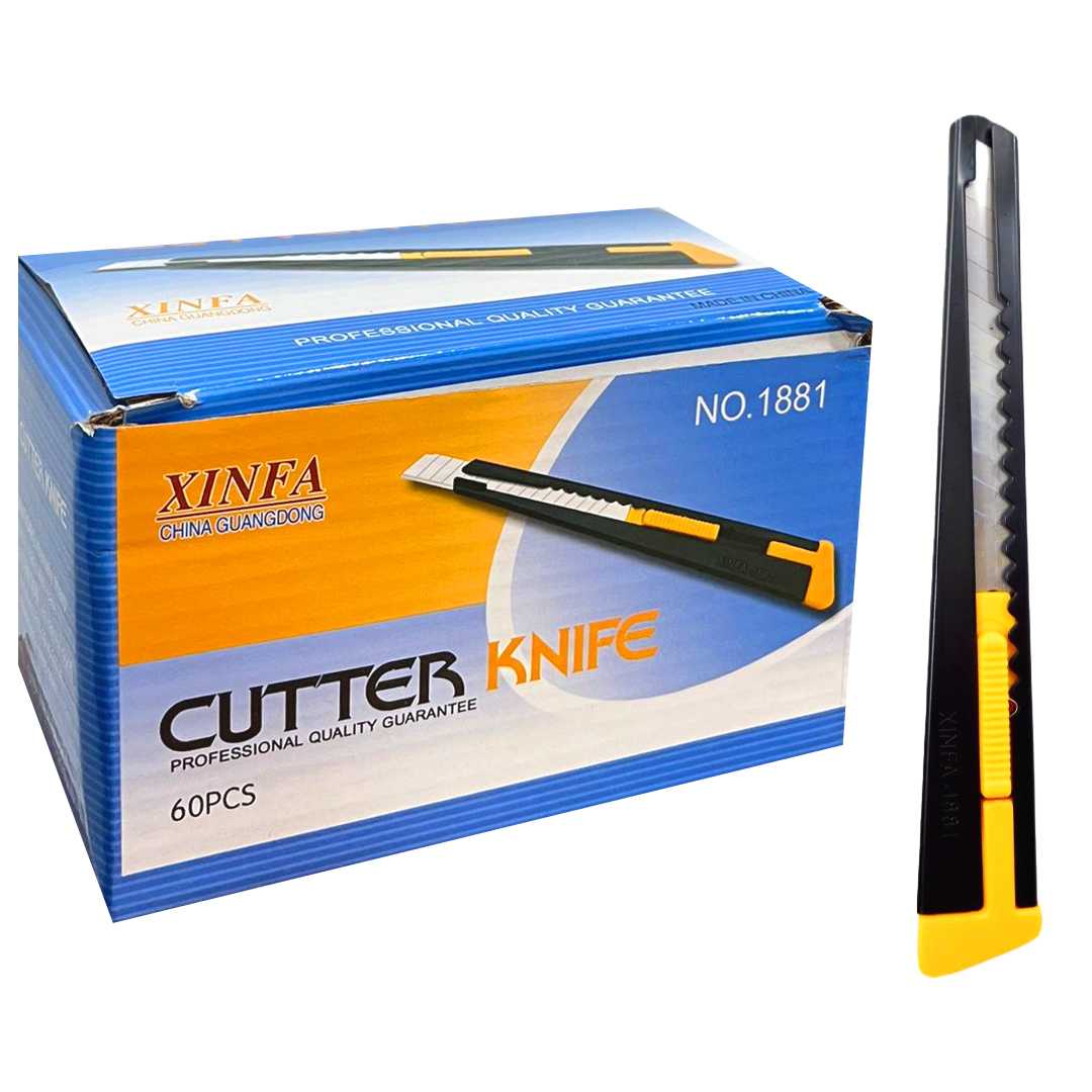 LİNEA MAKET BIÇAĞI DAR METAL 9 MM 60 LI XINFA 1881 1