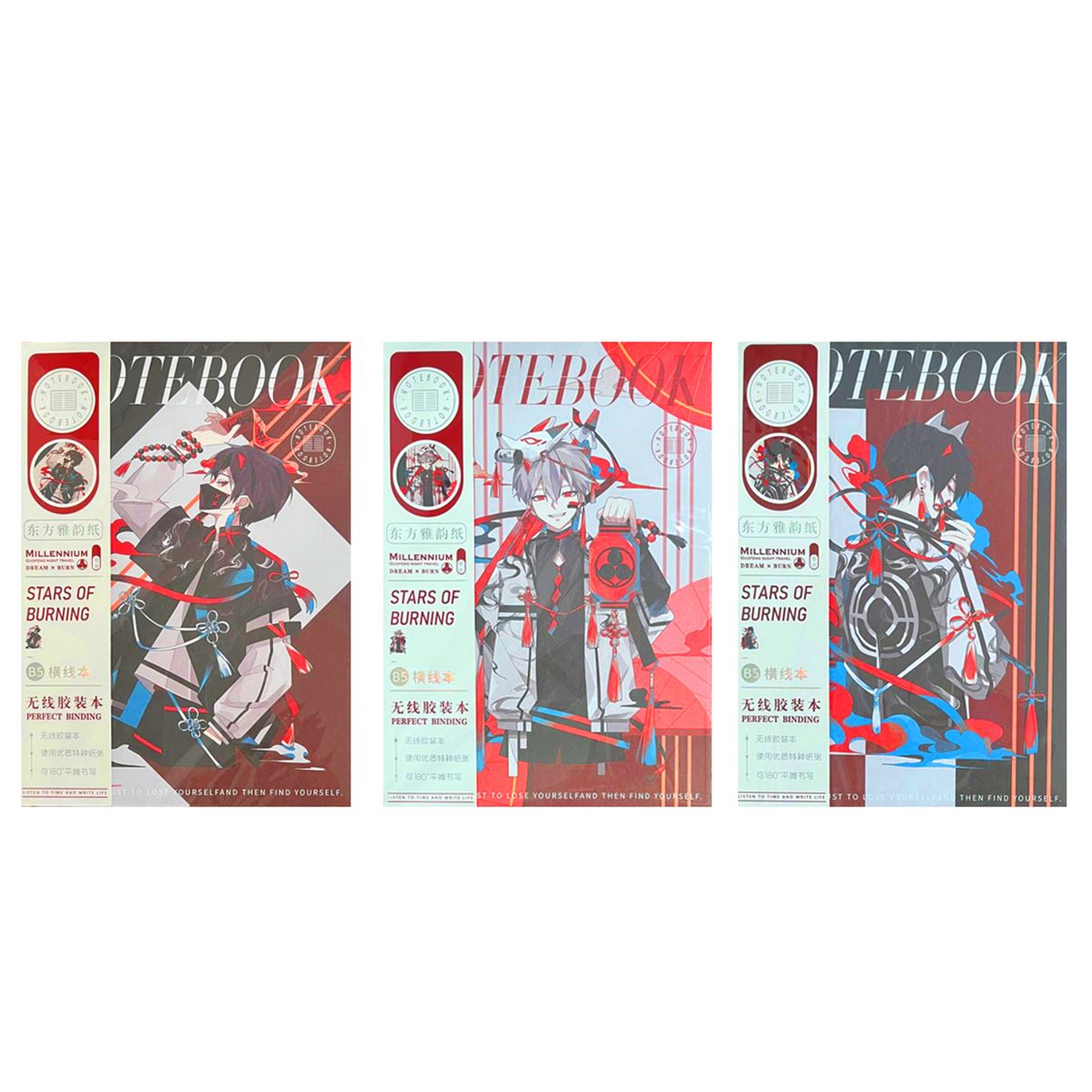 NOTEBOOK DEFTER 3432 B5 DİKİŞLİ KARTON KAPAK ANİME ÇİZGİLİ 40 YP 1