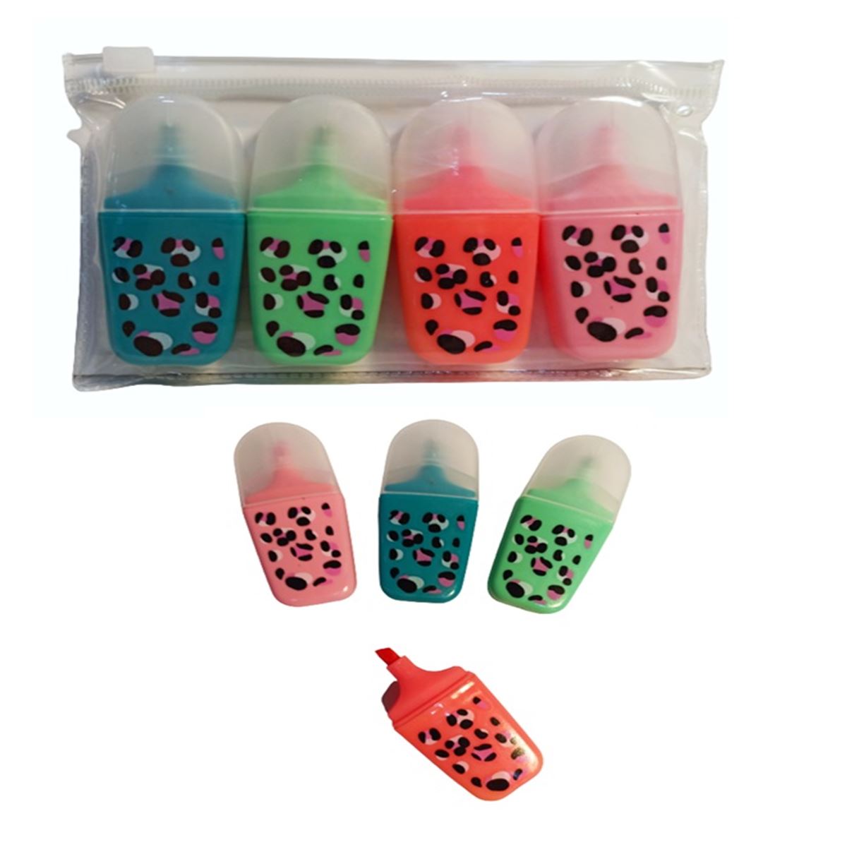 MAXX FOSFORLU KALEM LEOPAR 4 RENK HL-1 1