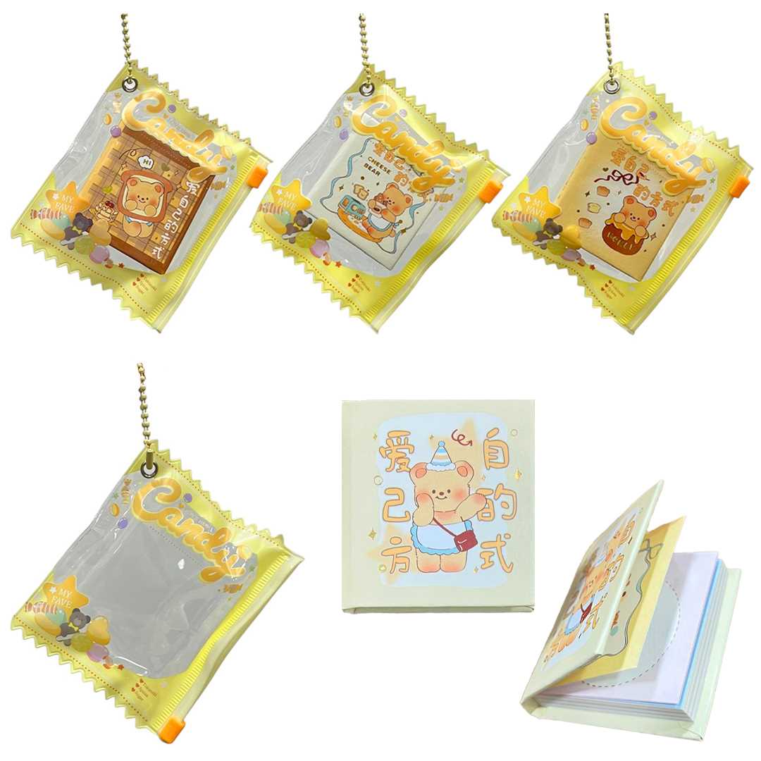 YEAMOKO MİNİ NOT DEFTERİ MK-8676 50x50MM CÜZDANLI 24 LÜ 1