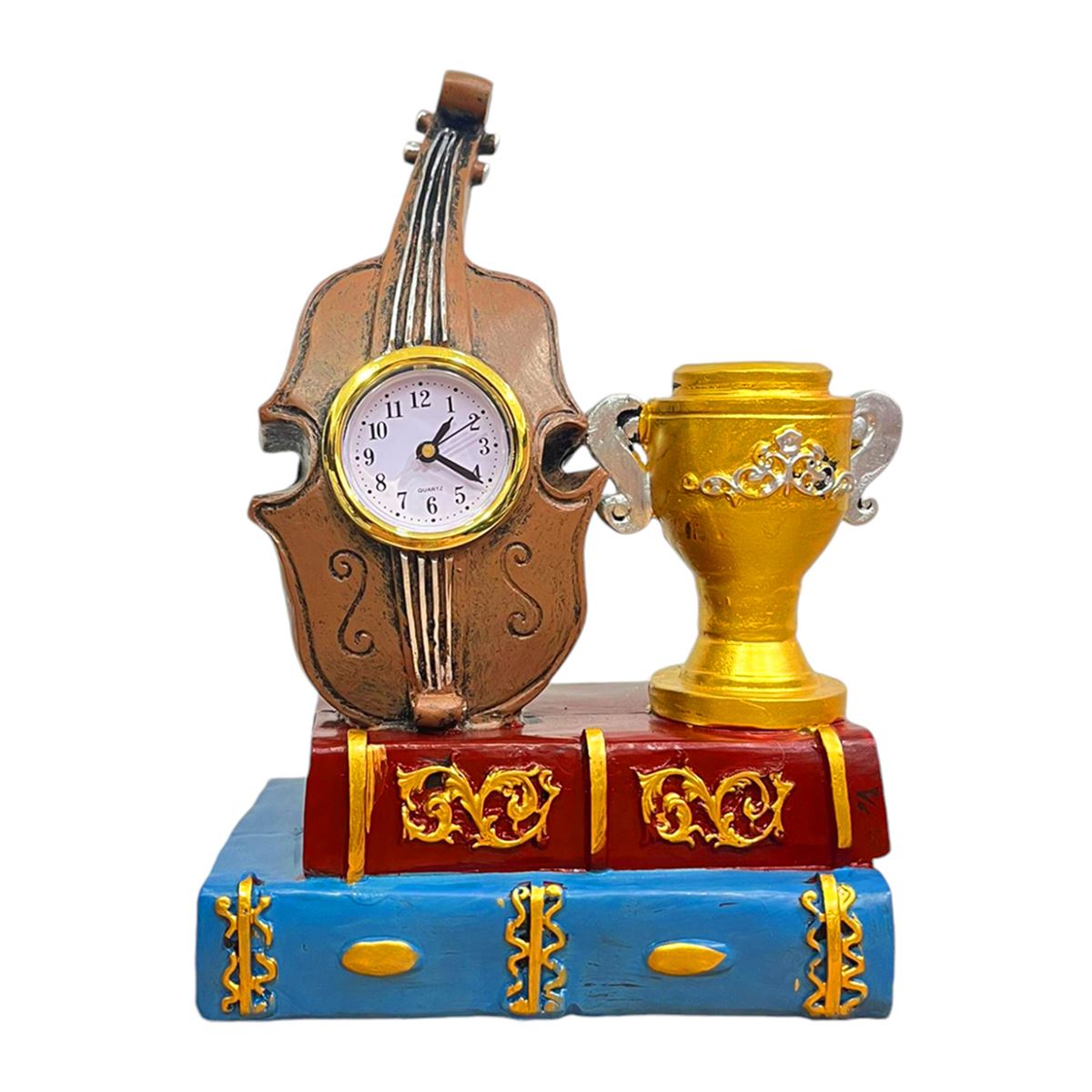 YLZ BİBLO 20-24-ST5 MASA SAATİ GİTAR 23 CM 1