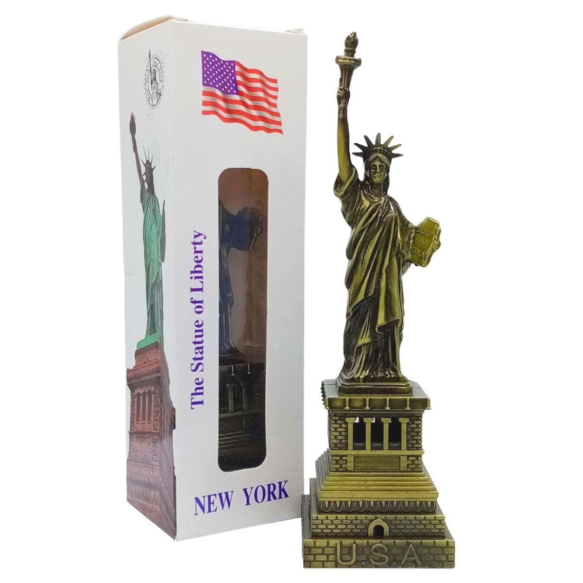 YLZ BİBLO MTL-525 METAL ÖZGÜRLÜK HEYKELİ 25 CM 1