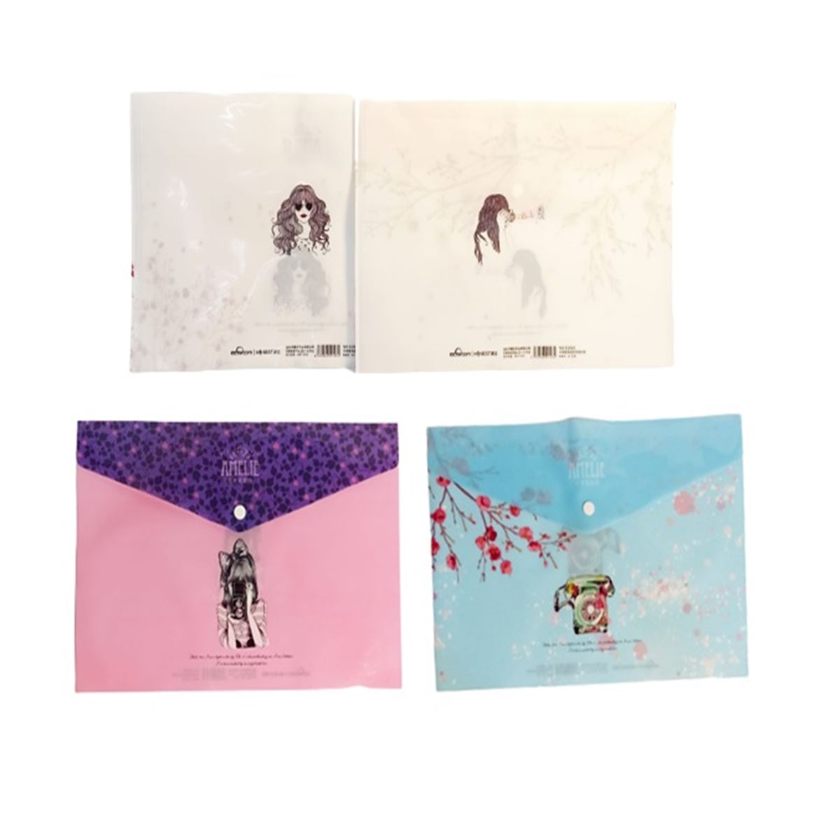 KOBEST ÇITÇITLI DOSYA DESENLİ A4 12 Lİ E2825 1