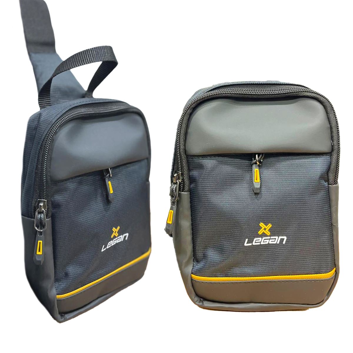 LEGAN EL VE OMUZ ÇANTASI 8020 SİYAH 15X20X3 ÜÇ BÖLMELİ 1