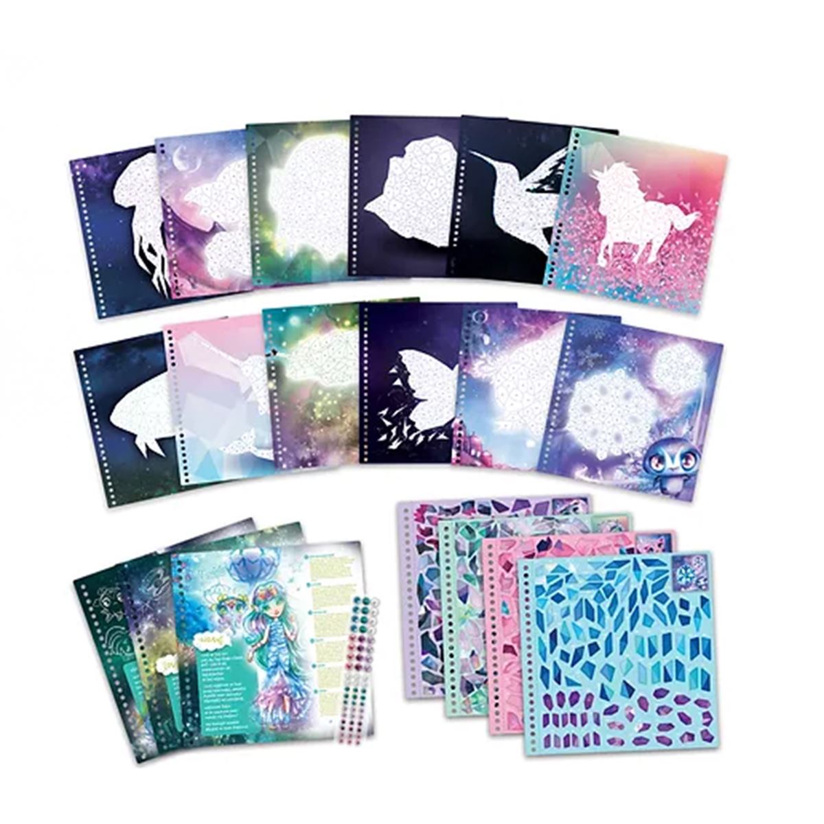 NEBULOUS STARS STİCKER BY NUMBER YAPIŞTIRMA KİTABI 11129 - 6953 1