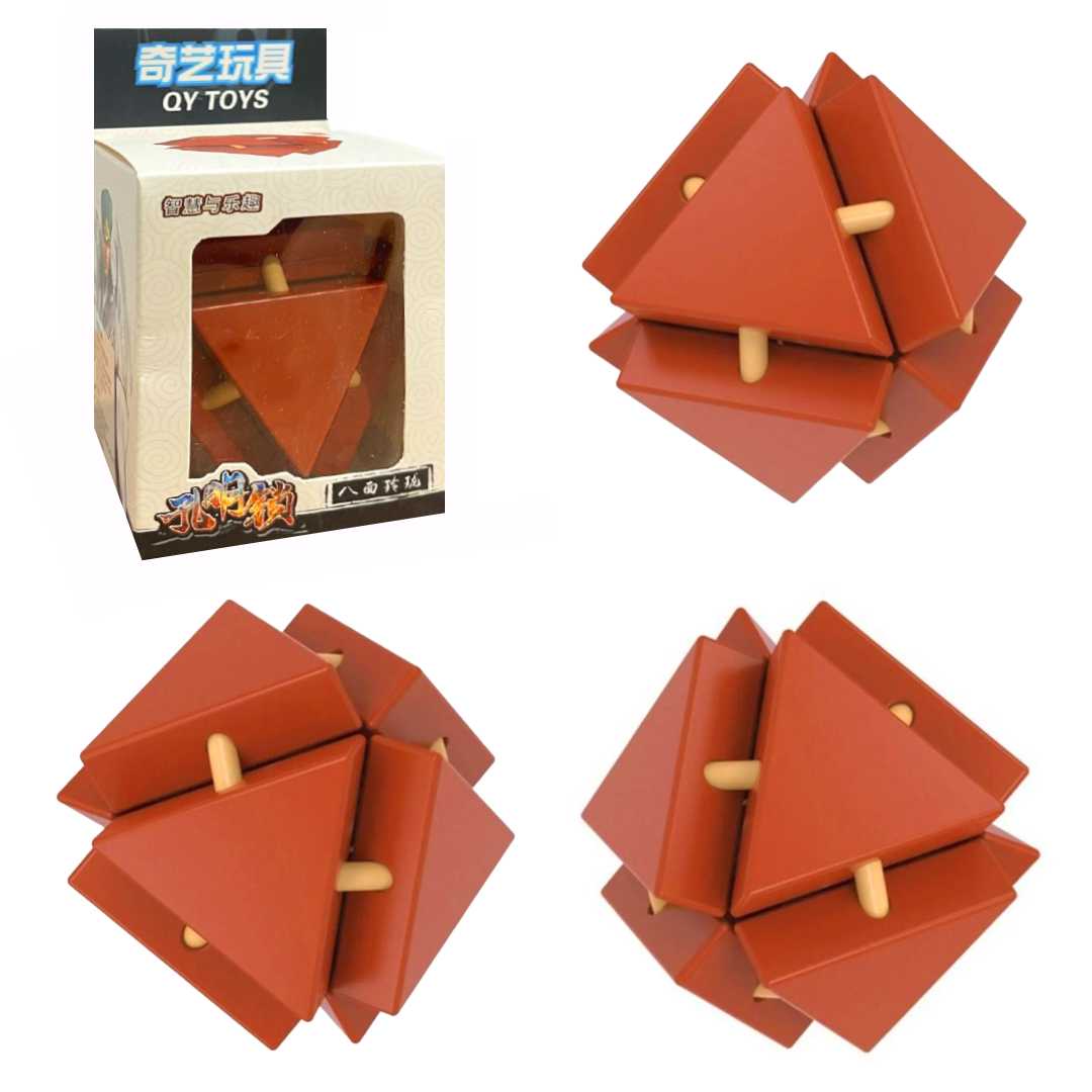 QY TOYS KONG MİNG QY8039 ROSTOS EİGHT FACED KİLİT OYUNU 3+ 1