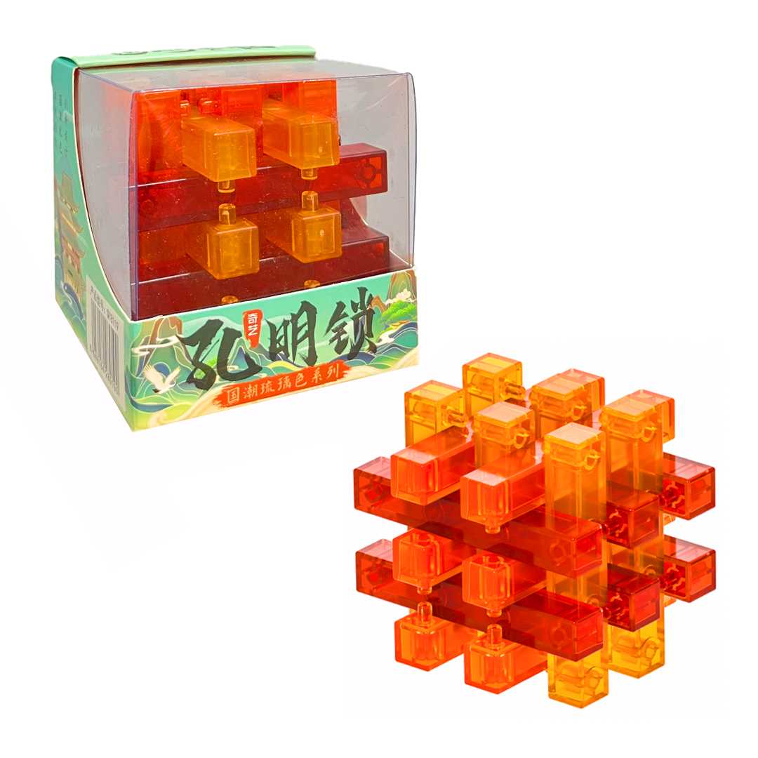 QY TOYS KONG MİNG QY8119 EİGHTEEN ARHATS KİLİT OYUNU ZOR SEVİYE 3+ 1