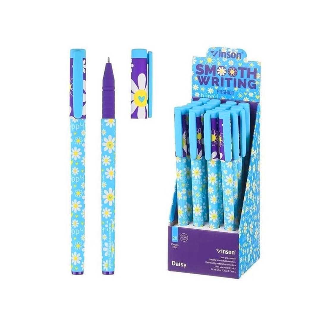 VİNSON JEL KALEM A26 DAİSY ÇİÇEK 20 Lİ 1