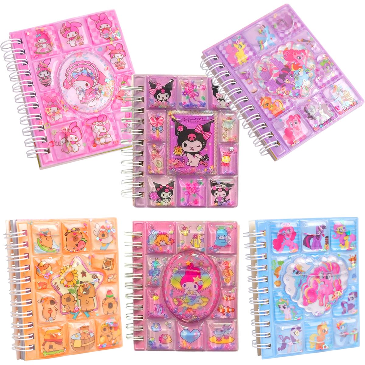 MAXX NOT DEFTERİ LSXQ SULU KAPAK 8.6x10.8 SPİRALLİ 16 LI 1