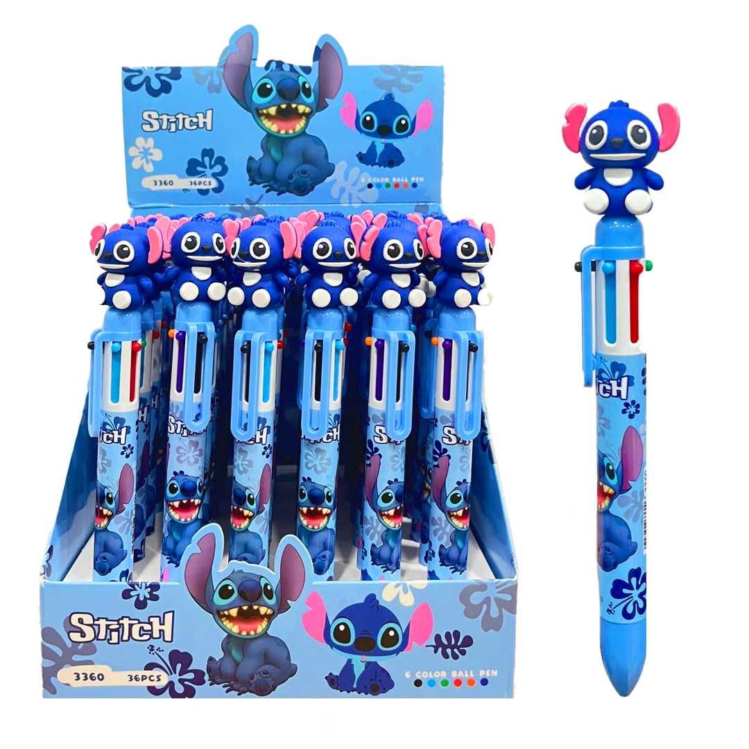 OMT TÜKENMEZ KALEM 6 RENKLİ OMT-566 ÇİZGİ KARAKTER 36 LI 1